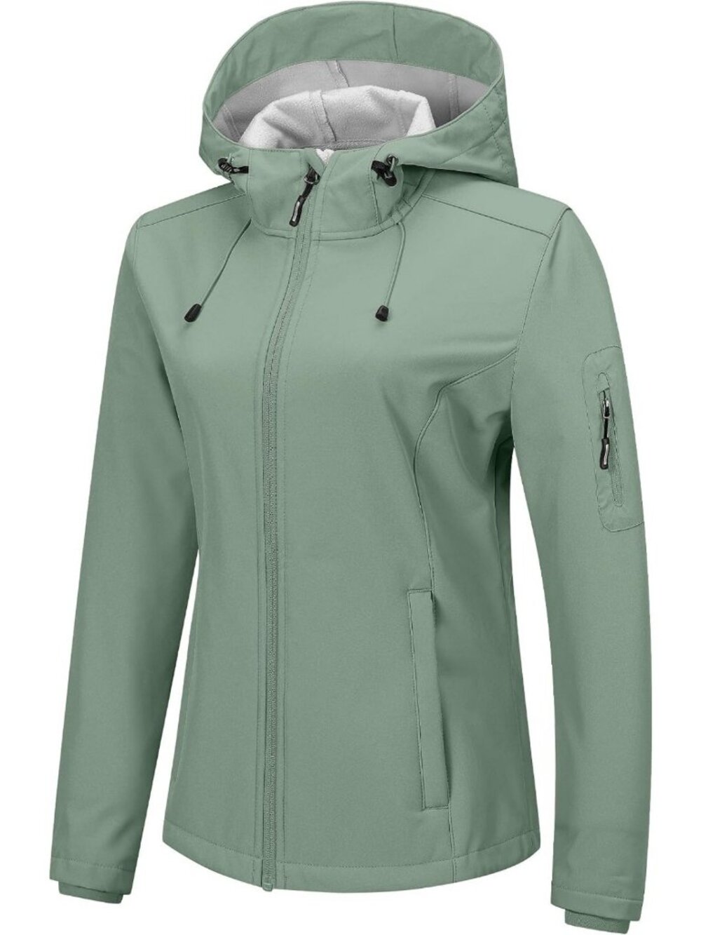 Women's Waterproof Softshell Jacket | Fleece Lined Rain Coat for Outdoor